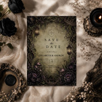 Mystical Forest Fairy Goth Wedding