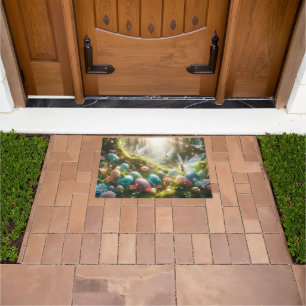 Mystical Forest Fairy Magical Spring Eggs Doormat