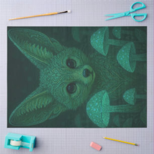 Mystical Forest Fox Tissue Paper — Fairycore Gift 