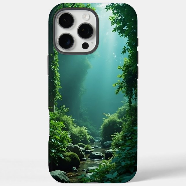 Mystical Forest Stream iPhone Case (Back)