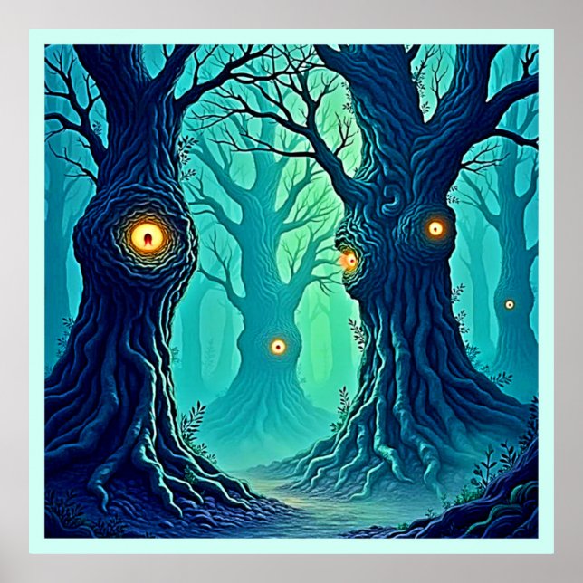 Mystical Forest Watchers Poster (Front)