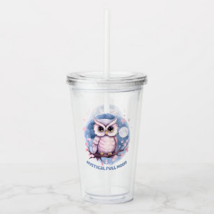 Mystical Full Moon Acrylic Tumbler