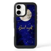 Mystical Full Moon Good Night Forest Phone Case