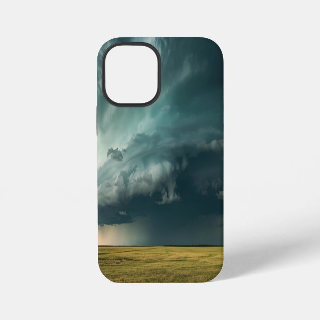 Mystical Fungi Poster – Fairy Tale Forest Decor iPhone Case (Back)