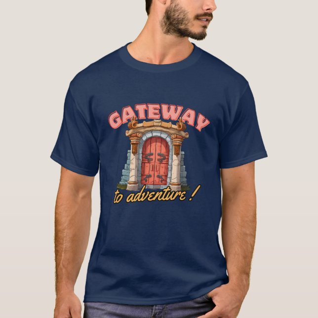 Mystical Gateway to Quests T-Shirt (Front)