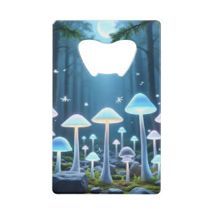 Mystical Glowing Neon Mushrooms