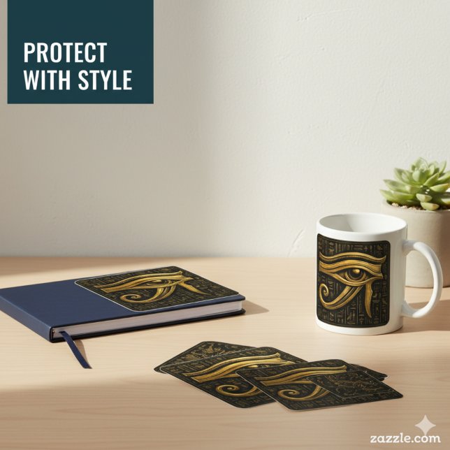 Mystical Golden Eye of Horus Sticker (Creator Uploaded)