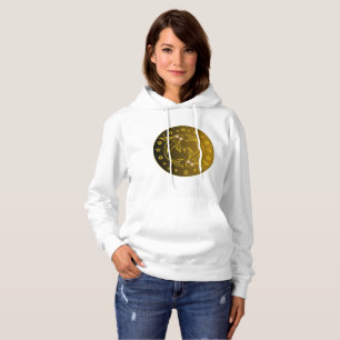 Mystical Golden Zodiac Pisces  Hoodie