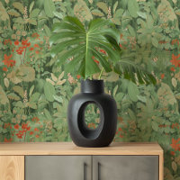 Mystical Green Jungle Wall Paper