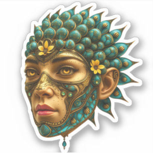 Mystical Guardian Vision - Fantasy Graphic Art