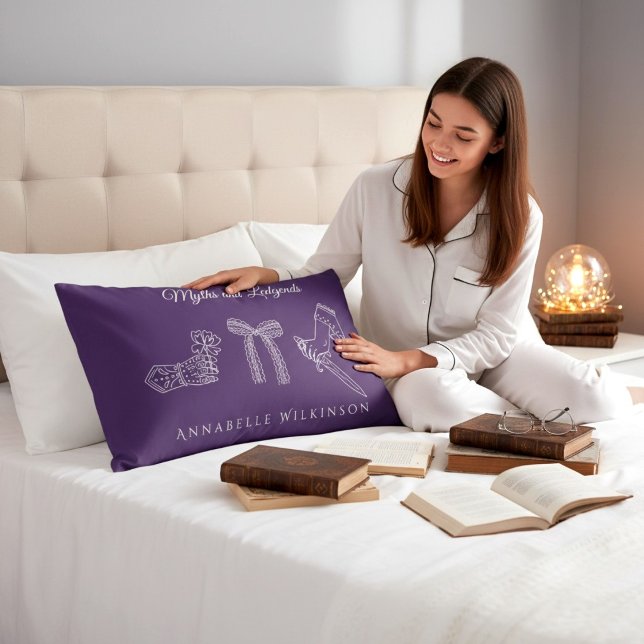 Mystical Hands and Dagger Purple Pillowcase (Creator Uploaded)