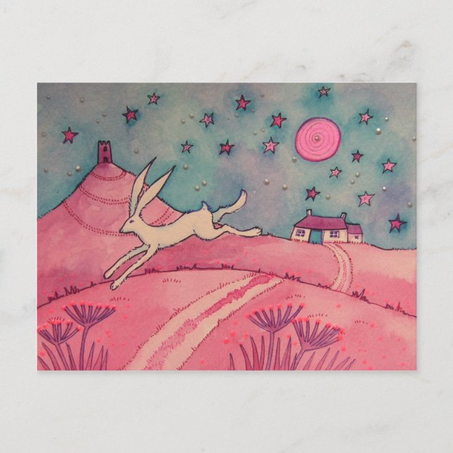 Mystical Hare Postcard (Front)