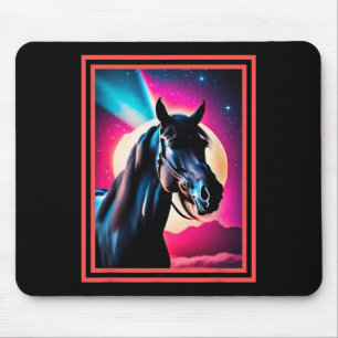 Mystical Horse Lover Horseback Riding Stable Life  Mouse Pad