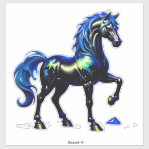 Mystical Horse With Starry Mane