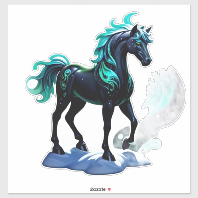 Mystical Horse With Starry Mane (Sheet)