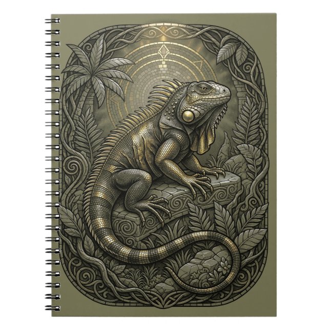 Mystical Iguana Notebook (Front)