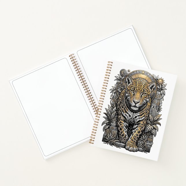 Mystical Jaguar Notebook (Inside)