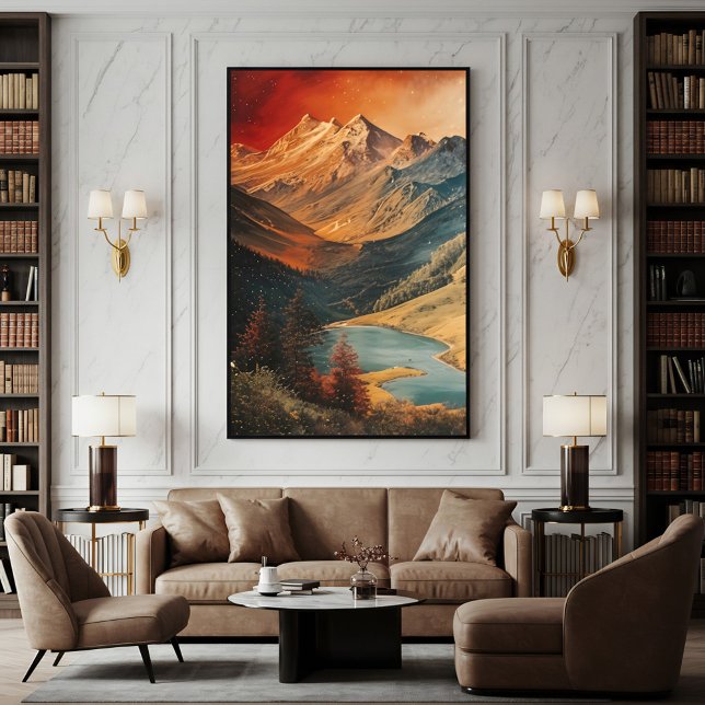 Mystical Lake Reflections Canvas Print (Creator Uploaded)