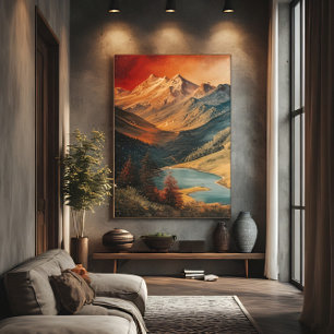 Mystical Lake Reflections Poster