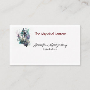 Mystical Lantern Spiritual Healing Business Card