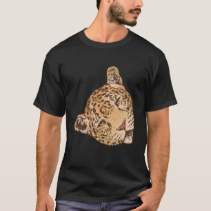 Mystical Leopard Cat Comic for Men Women Children T-Shirt