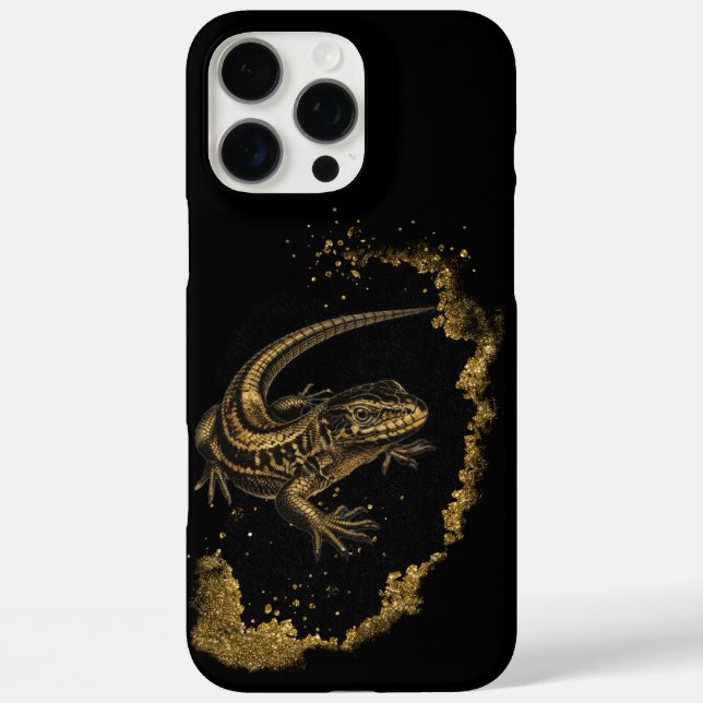 Mystical Lizard Elegant Phone Case (Back)