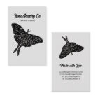Mystical Luna Moth Jewellery Pin Business Card
