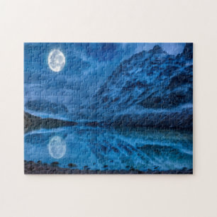 Mystical Lunar Midnight Jigsaw Puzzle