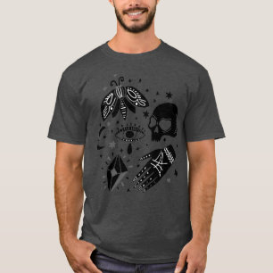 Mystical Magic Boho Witch Elements Halloween I T-Shirt