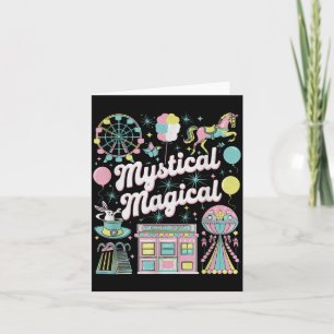 Mystical Magical Retro Aesthetic Space Gift Men Wo Card