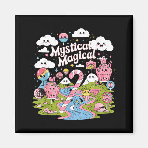 Mystical Magical Retro Aesthetic Space Gift Men Wo Magnet
