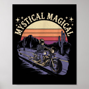 Mystical Magical Retro Aesthetic Space Gift Men Wo Poster
