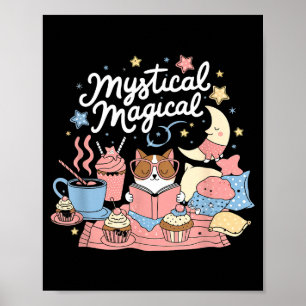 Mystical Magical Retro Aesthetic Space Gift Men Wo Poster