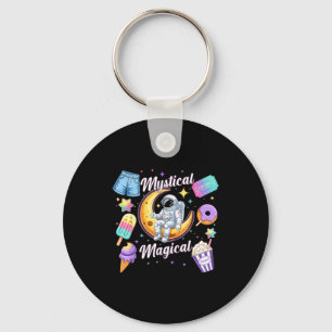 Mystical Magical Retro Aesthetic Space Men Women K Key Ring