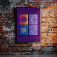Mystical Mandala Quartet: Sunset to Midnight