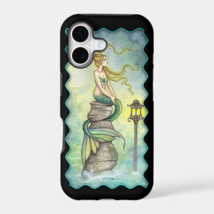Mystical Mermaid and Lantern Fantasy Art