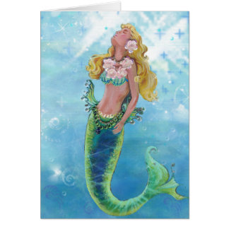 Mystical Mermaid Card Greeting Invitation