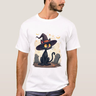 Mystical Mischief: The Enchanted Black Cat T-Shirt