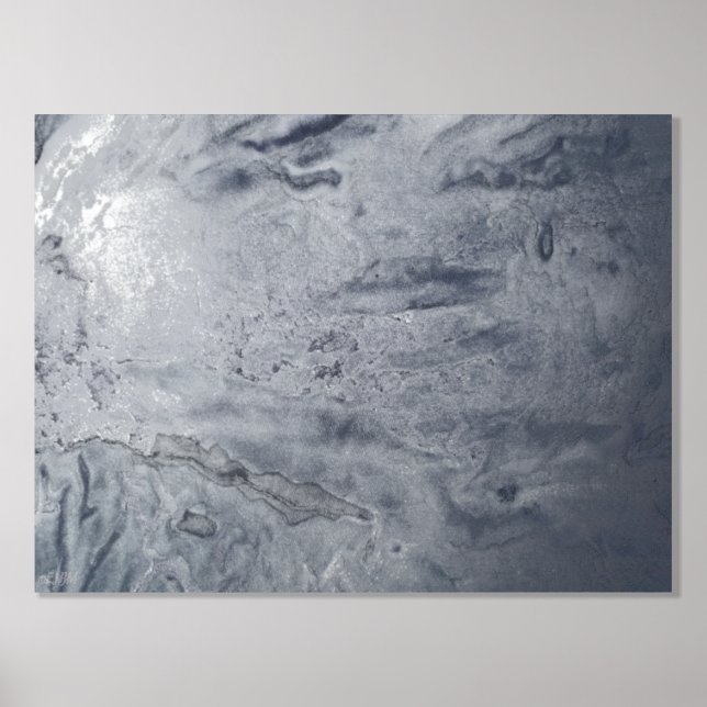 Mystical Mist Silver Foil Print (Front)