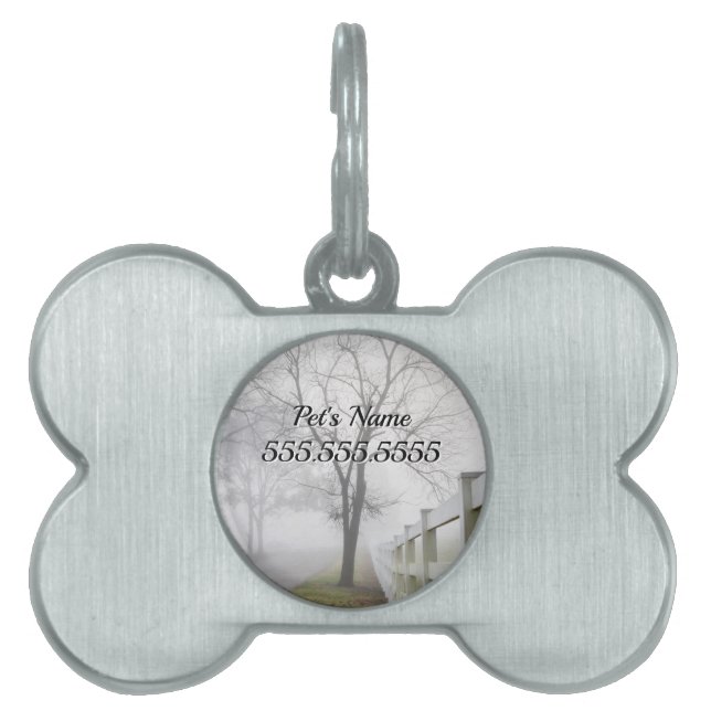 Mystical Misty Morning Pet ID Tag (Front)