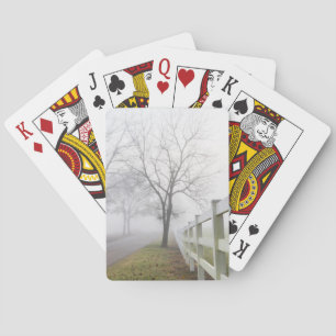 Mystical Misty Morning Playing Cards