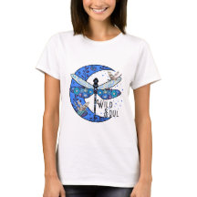 Mystical Moon Tee Shirt for Female
