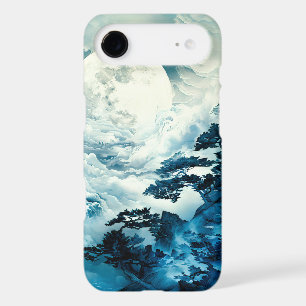 Mystical Moonlit Mountain Landscape