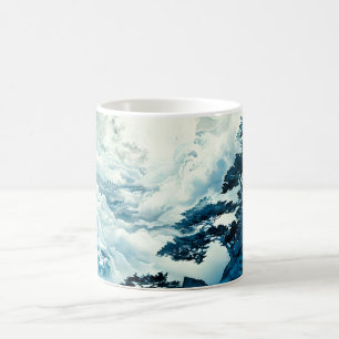Mystical Moonlit Mountain Landscape Coffee Mug
