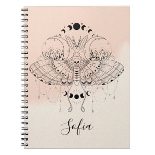 Mystical Moth Celestial Butterfly  Notebook