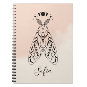 Mystical Moth Celestial Butterfly  Notebook