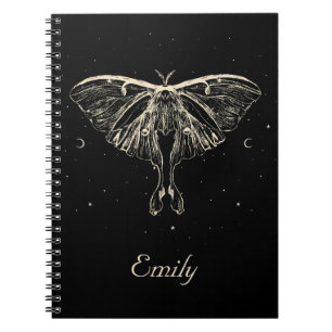 Mystical Moth Celestial Butterfly  Notebook