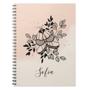 Mystical Moth Celestial Butterfly  Notebook