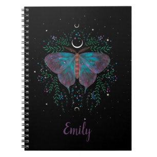 Mystical Moth Customised  Notebook