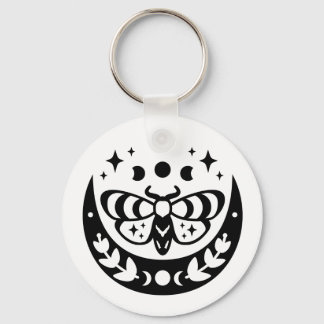 Mystical Moth Key Ring